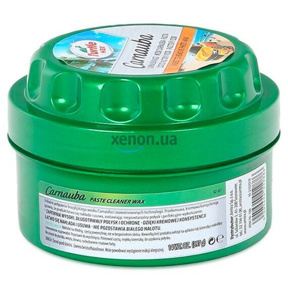 Turtle Wax Carnauba Paste Cleaner Wax воск карнаубы для защиты кузова 397 г, изображение 3