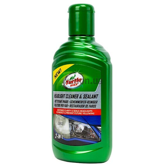 Turtle Wax Headlight Cleaner and Sealant поліроль для фар із захисним силантом 300 мл, зображення 3