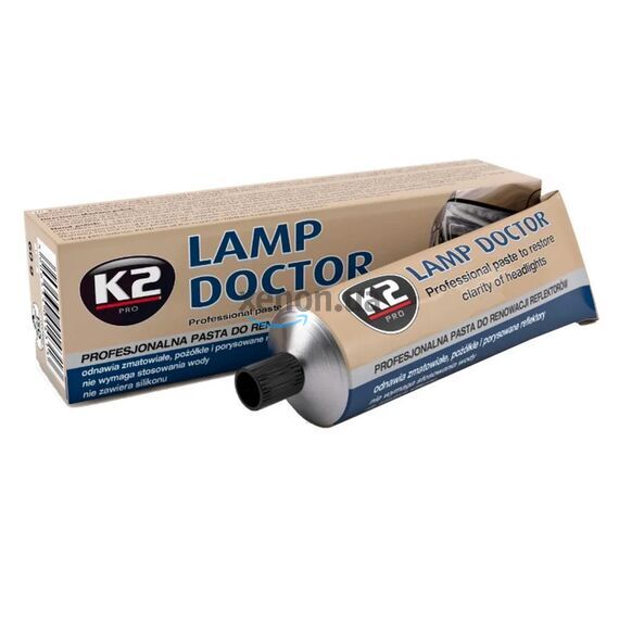 K2 Lamp Doctor паста для полірування фар 60 г, зображення 2
