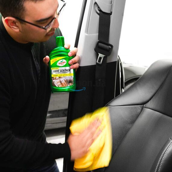 Turtle Wax Luxe Leather Quick & Easy очищувач та кондиціонер для шкіри 500 мл, зображення 5 Turtle Wax Luxe Leather Quick & Easy очищувач та кондиціонер для шкіри 500 мл, зображення 5