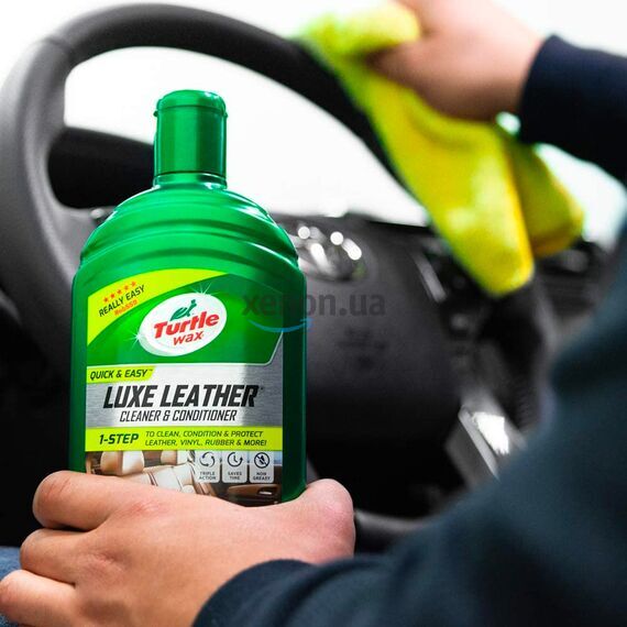 Turtle Wax Luxe Leather Quick & Easy очищувач та кондиціонер для шкіри 500 мл, зображення 6 Turtle Wax Luxe Leather Quick & Easy очищувач та кондиціонер для шкіри 500 мл, зображення 6