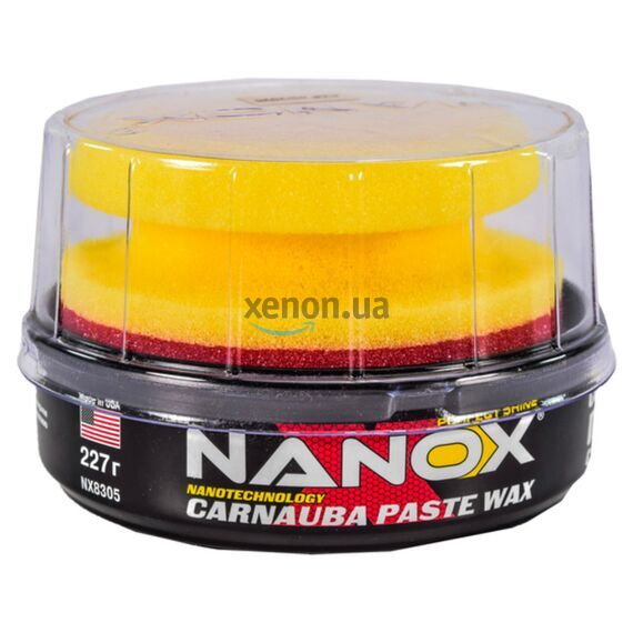 Nanox Carnauba Paste Wax синтетичний віск 227 г, зображення 2