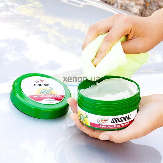 Turtle Wax Original Hard Shell Shine Car Wax синтетический крем-воск для защиты кузова 250 мл, изображение 4 Turtle Wax Original Hard Shell Shine Car Wax синтетический крем-воск для защиты кузова 250 мл, изображение 4