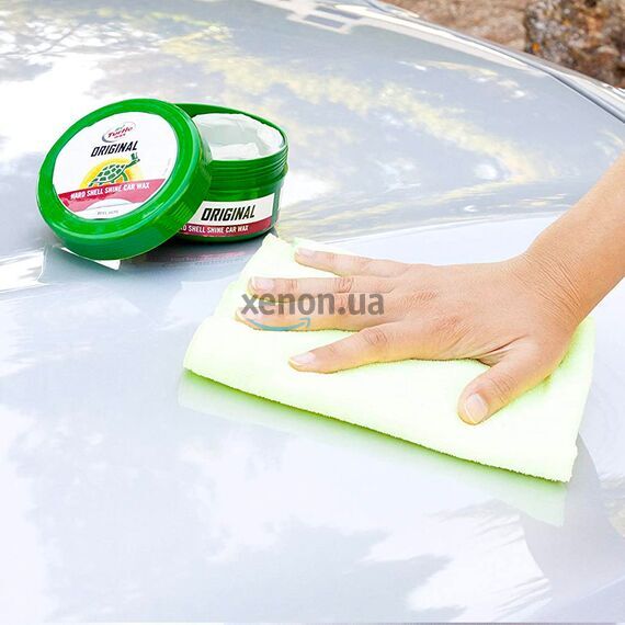Turtle Wax Original Hard Shell Shine Car Wax синтетический крем-воск для защиты кузова 250 мл, изображение 5 Turtle Wax Original Hard Shell Shine Car Wax синтетический крем-воск для защиты кузова 250 мл, изображение 5