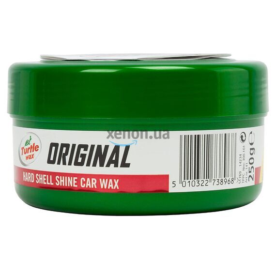 Turtle Wax Original Hard Shell Shine Car Wax синтетический крем-воск для защиты кузова 250 мл, изображение 3 Turtle Wax Original Hard Shell Shine Car Wax синтетический крем-воск для защиты кузова 250 мл, изображение 3