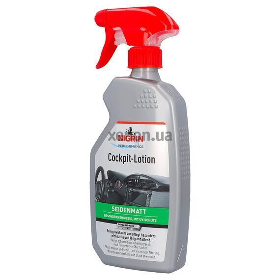 NIGRIN Performance Cockpit Lotion 40-дневный полироль для пластика с матовым эффектом 500 мл, изображение 2