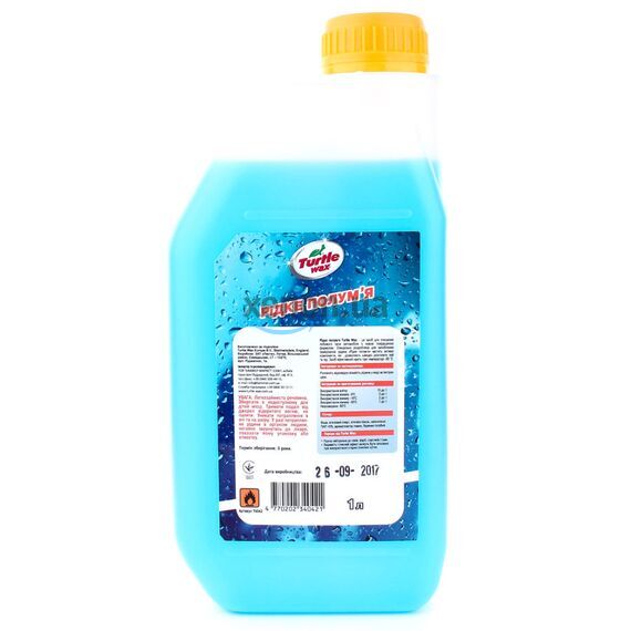 Turtle Wax омивач скла зимовий концентрат -80°C 1 л, зображення 3