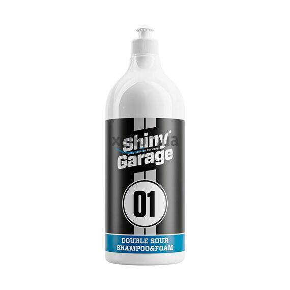 Shiny Garage Double Sour Shampoo & Foam 2 в 1 кислотный автошампунь и активная пена 1 л, Объем: 1 л, Запах: Кондиционер для белья