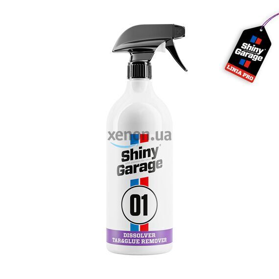Shiny Garage Dissolver Tar & Glue Remover Pro очиститель битума и смолы (антибитум) 1 л, Обʼєм: 1 л