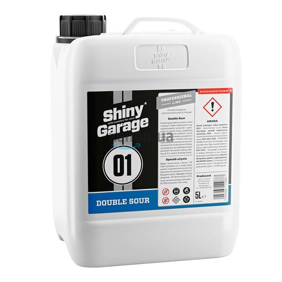 Shiny Garage Double Sour Shampoo & Foam 2 в 1 кислотный автошампунь и активная пена 5 л, Объем: 5 л, Запах: Кондиционер для белья