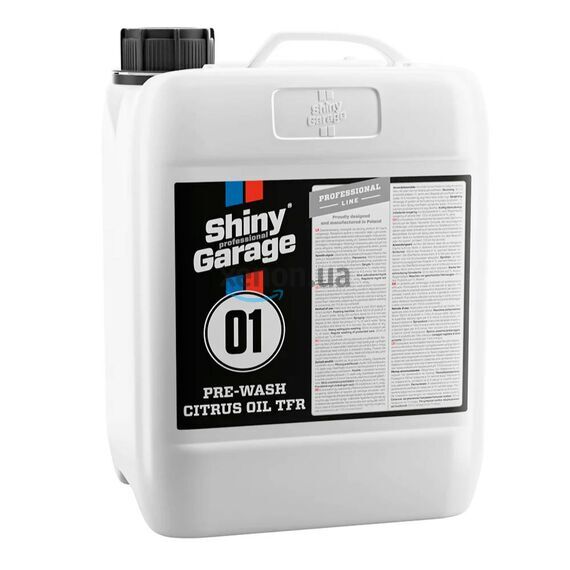 Shiny Garage Pre-Wash Citrus Oil TFR шампунь для попереднього миття (1 фаза) 5 л, Обʼєм: 5 л, Запах: Цитрус