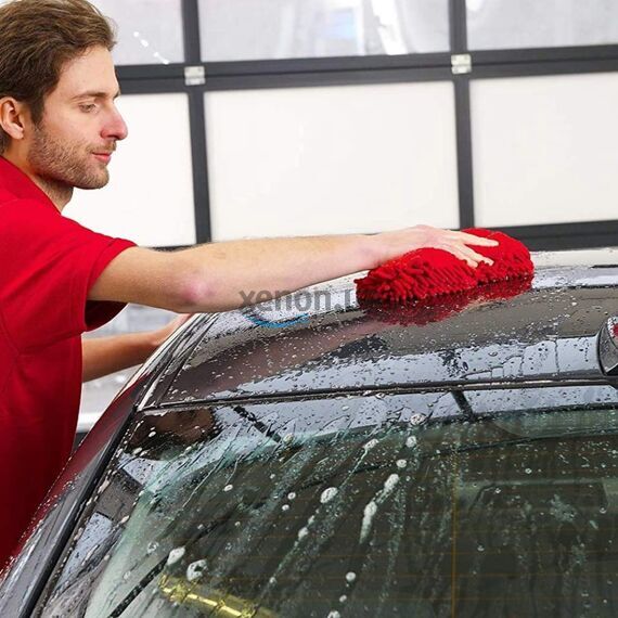 SONAX Microfiber Sponge губка для ручной мойки из микрофибры, изображение 2