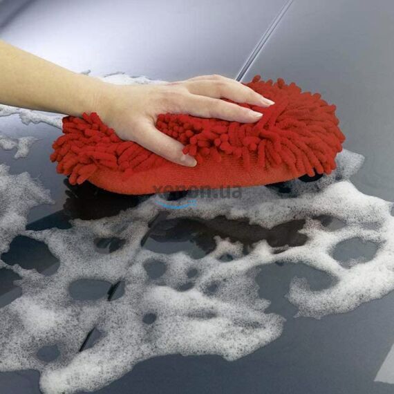 SONAX Microfiber Sponge губка для ручной мойки из микрофибры, изображение 3