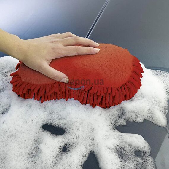 SONAX Microfiber Sponge губка для ручной мойки из микрофибры, изображение 4