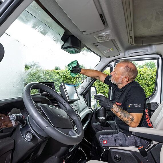 SONAX Glasfinish Tuch набір серветок з мікрофібри для скла 60х50 см 3 шт, зображення 5