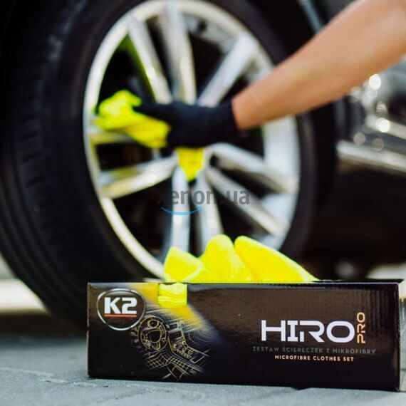 K2 HIRO Pro набор салфеток из микрофибры 30х30 см 170 gsm 30 шт, изображение 6