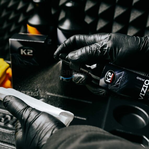 K2 VISIO Pro антидощ для скла та дзеркал в наборі 150 мл, зображення 3