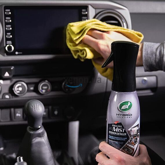 Turtle Wax Hybrid Solutions Streak Free Mist Interior Spray очиститель полироль для пластика с УФ защитой 591 мл, изображение 8