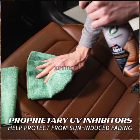 Turtle Wax Hybrid Solutions Leather Mist очисник кондиціонер для шкіри авто з УФ захистом 591 мл, зображення 4