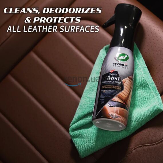Turtle Wax Hybrid Solutions Leather Mist очисник кондиціонер для шкіри авто з УФ захистом 591 мл, зображення 5