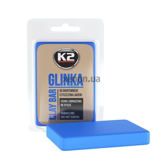 K2 Clay Bar синяя глина для очистки кузова 60 г