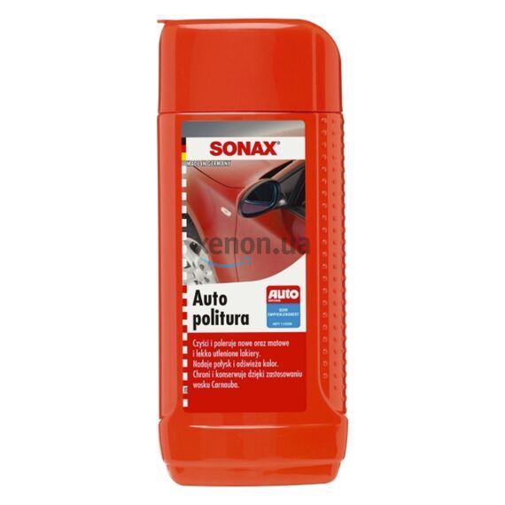 SONAX Auto Politur финишный полироль с воском для авто 250 мл, Объем: 250 мл, изображение 3