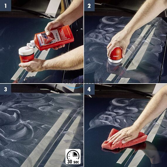 SONAX Auto Politur финишный полироль с воском для авто 250 мл, Объем: 250 мл, изображение 5