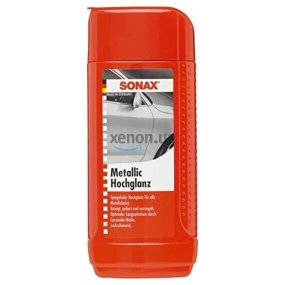 SONAX Metallic Hochglanz полироль металлик с воском 250 мл, Объем: 250 мл, изображение 2