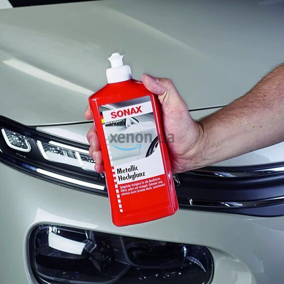SONAX Metallic Hochglanz полироль металлик с воском 250 мл, Объем: 250 мл, изображение 3