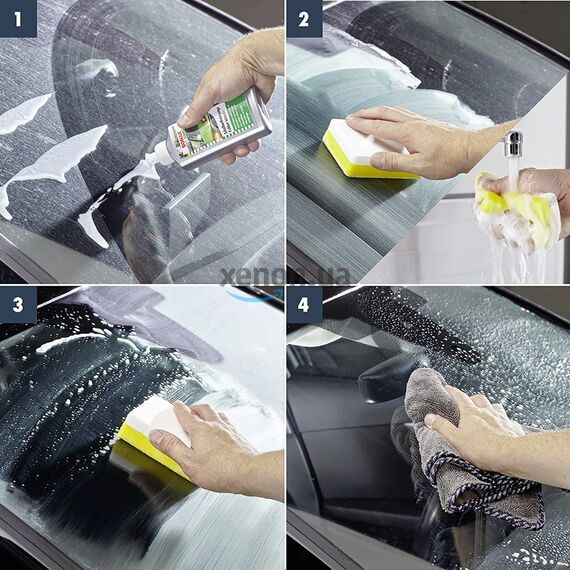 SONAX Scheiben Reinigungs Politur intensiv полироль для глубокой очистки стекла 250 мл, изображение 3